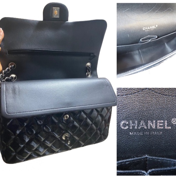 💎✨ BEAUTIFUL ✨💎 JUMBO CHANEL DOUBLE FLAP QUILTED CELEBRITY BAG - Picture 5 of 16